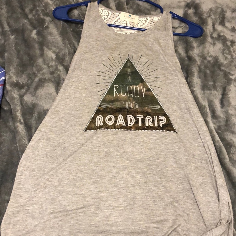 Cute, slit, tank top!